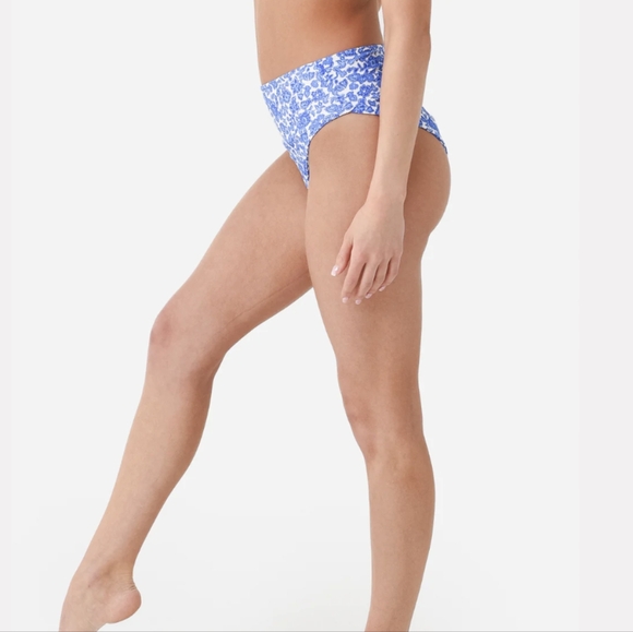 NWT CITRINE RUBY BIKINI BOTTOM IN BLUE BATIK - Picture 2 of 8